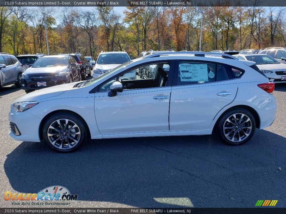 2020 Subaru Impreza Limited 5-Door Crystal White Pearl / Black Photo #3