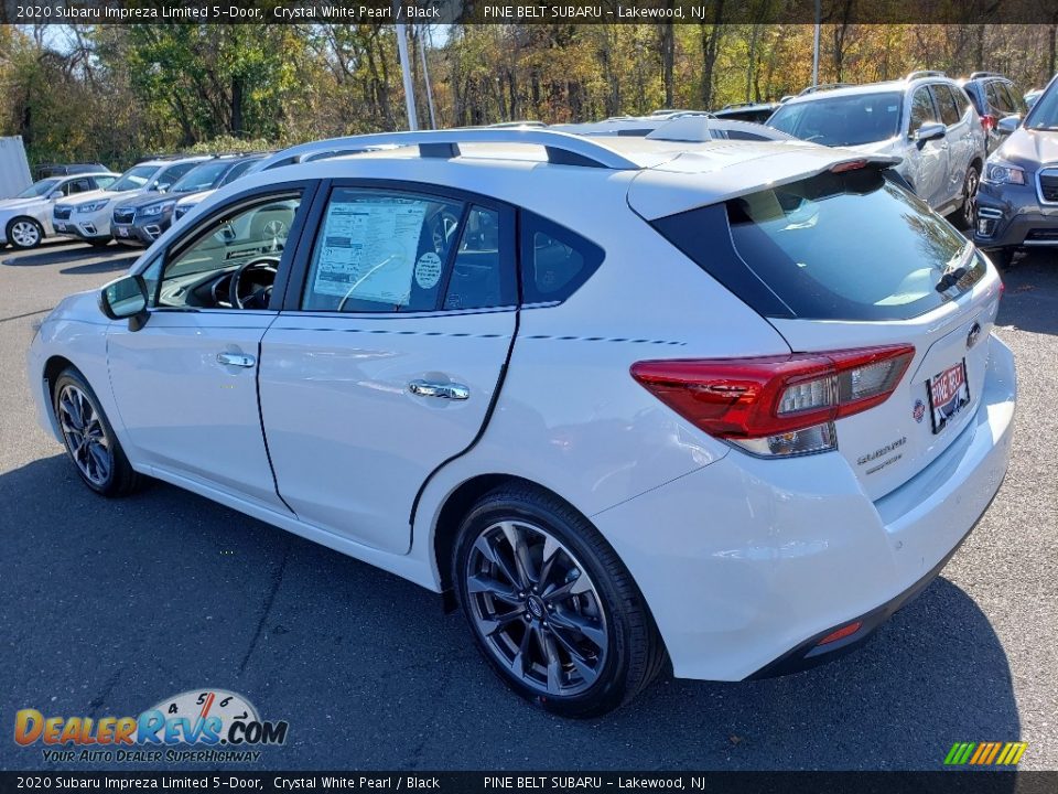 2020 Subaru Impreza Limited 5-Door Crystal White Pearl / Black Photo #4