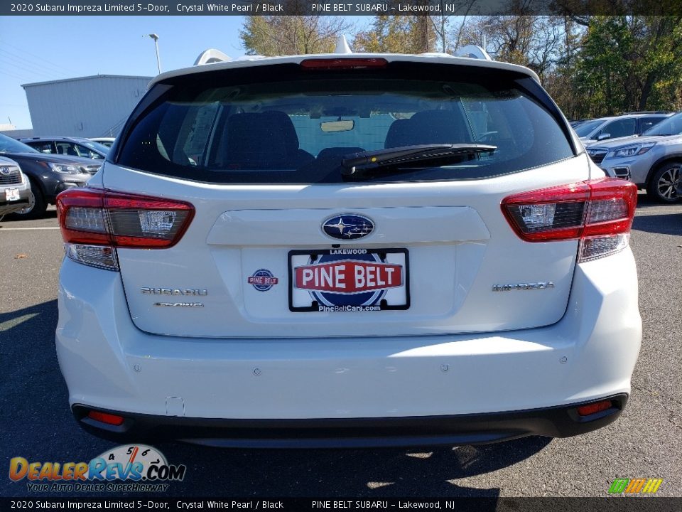 2020 Subaru Impreza Limited 5-Door Crystal White Pearl / Black Photo #5