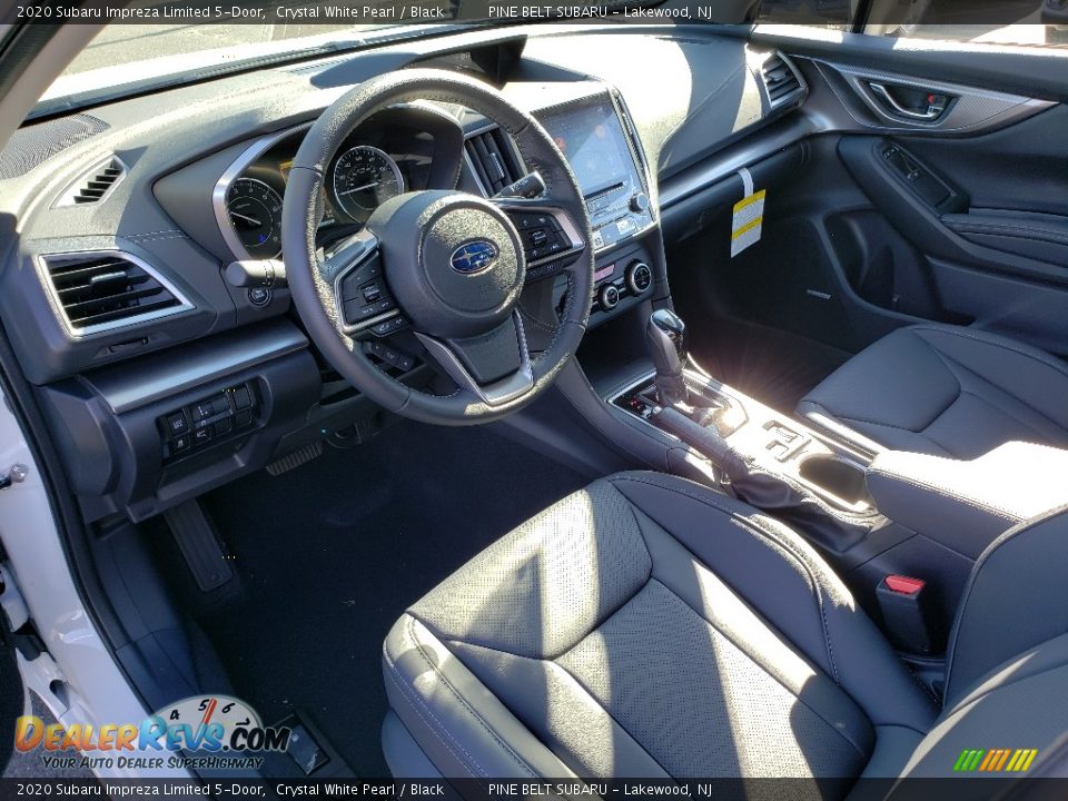 2020 Subaru Impreza Limited 5-Door Crystal White Pearl / Black Photo #9