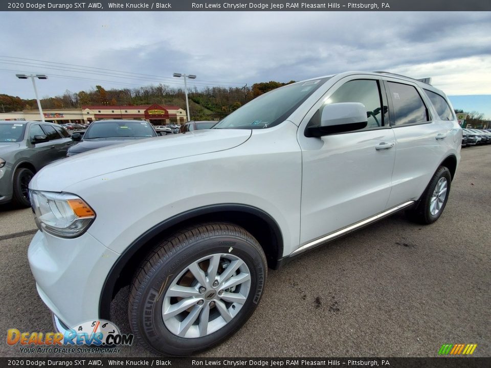 2020 Dodge Durango SXT AWD White Knuckle / Black Photo #1