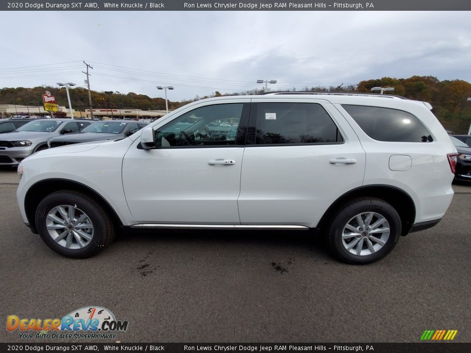 2020 Dodge Durango SXT AWD White Knuckle / Black Photo #2