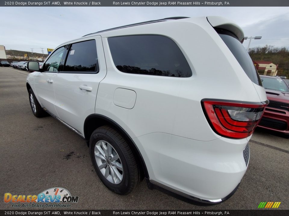 2020 Dodge Durango SXT AWD White Knuckle / Black Photo #3