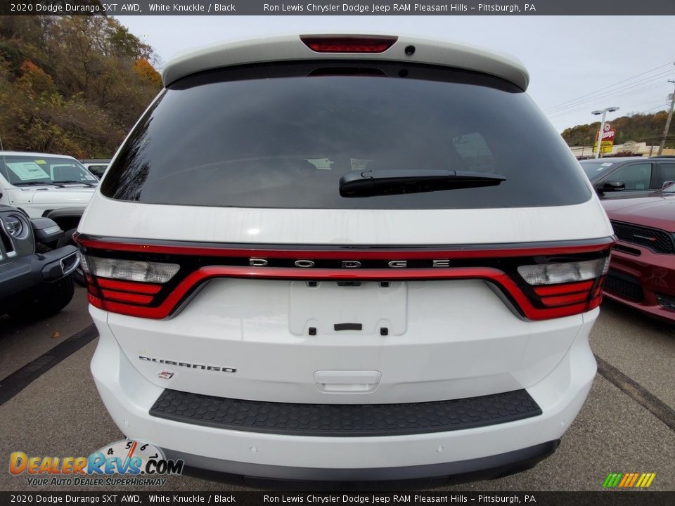 2020 Dodge Durango SXT AWD White Knuckle / Black Photo #4