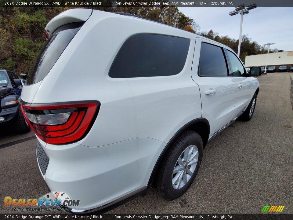 2020 Dodge Durango SXT AWD White Knuckle / Black Photo #6