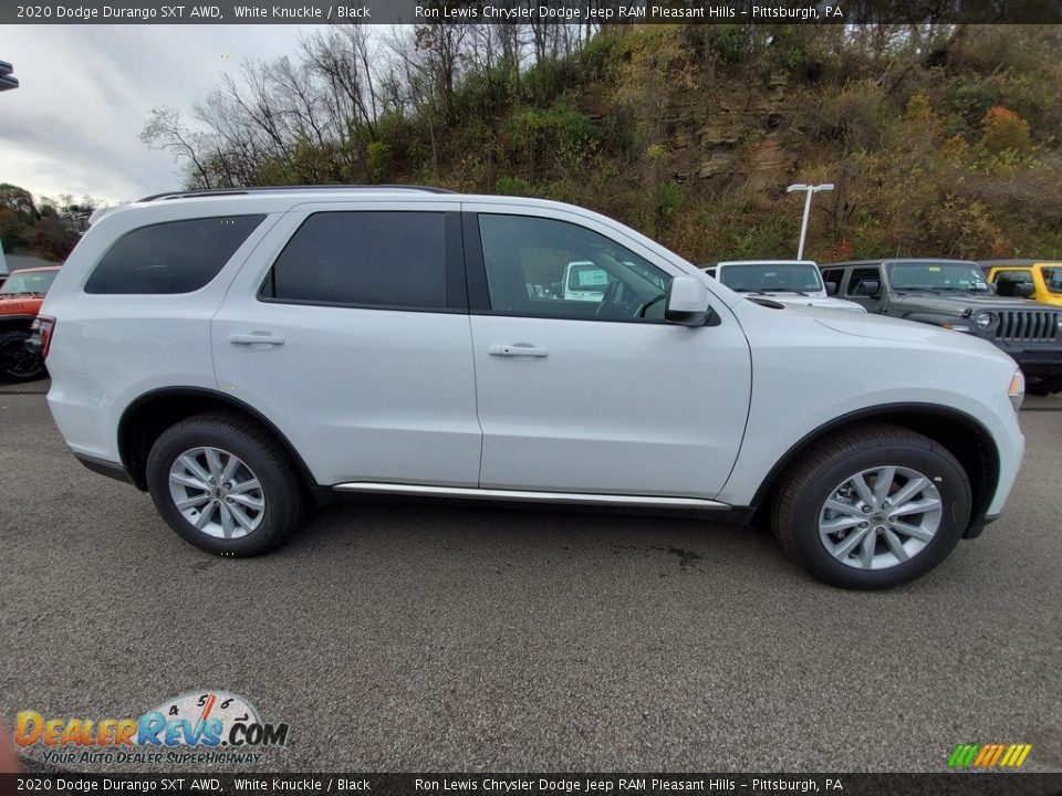 2020 Dodge Durango SXT AWD White Knuckle / Black Photo #7