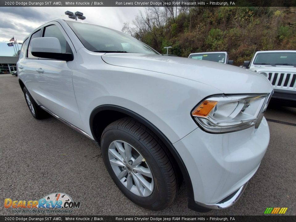 2020 Dodge Durango SXT AWD White Knuckle / Black Photo #8