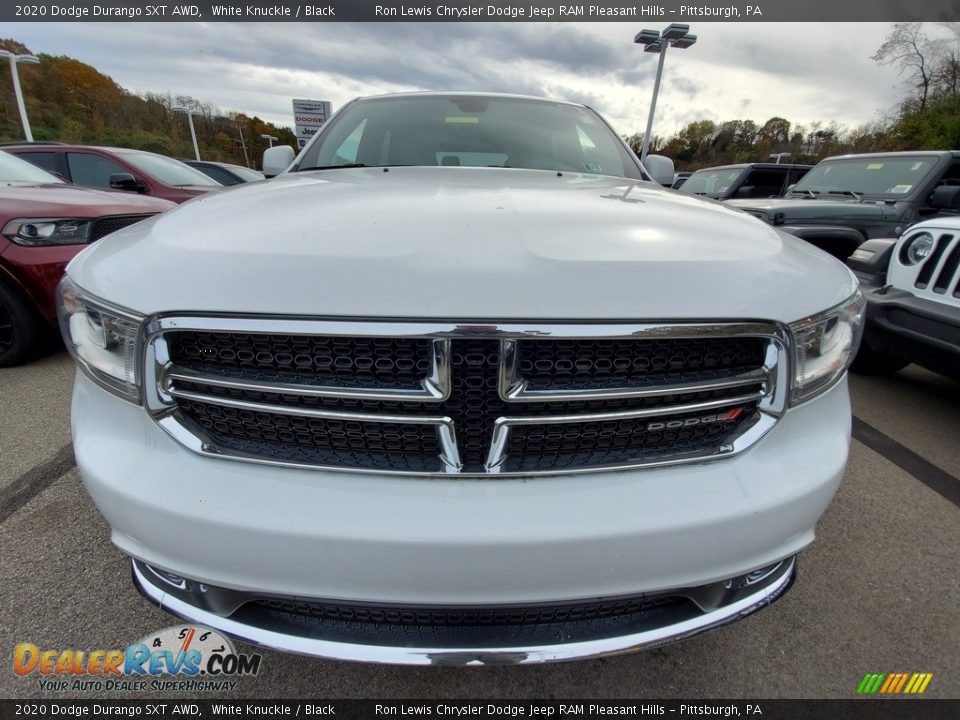 2020 Dodge Durango SXT AWD White Knuckle / Black Photo #9