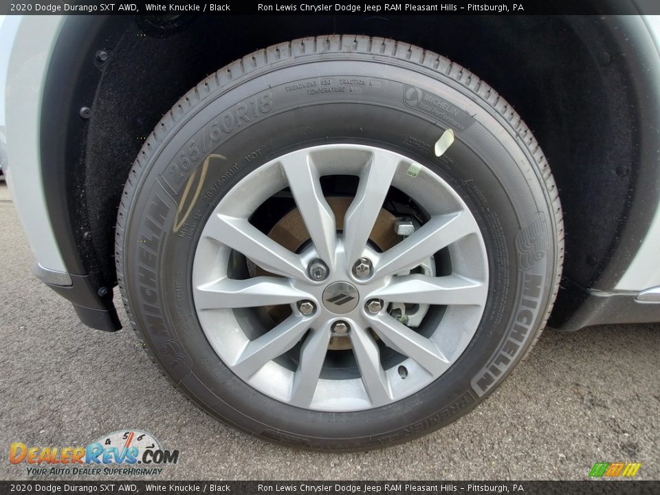 2020 Dodge Durango SXT AWD White Knuckle / Black Photo #10