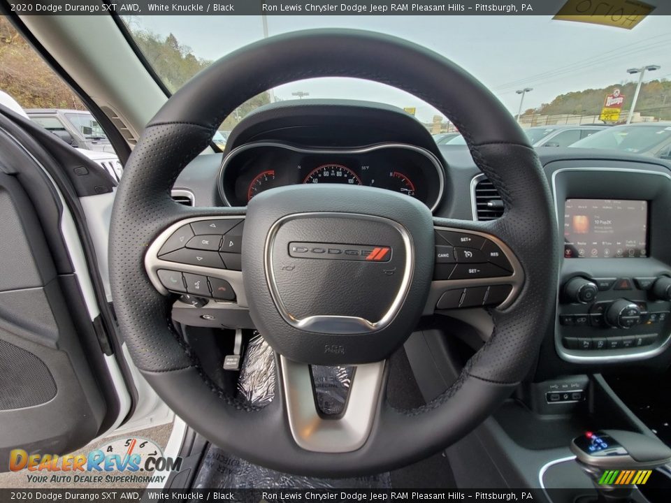 2020 Dodge Durango SXT AWD White Knuckle / Black Photo #18