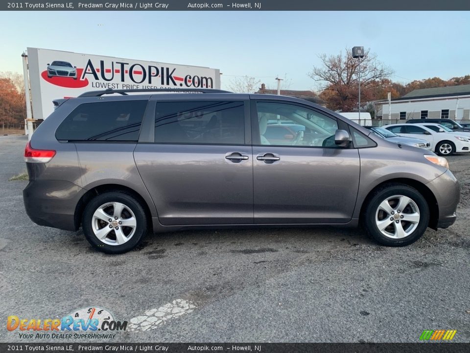 2011 Toyota Sienna LE Predawn Gray Mica / Light Gray Photo #2