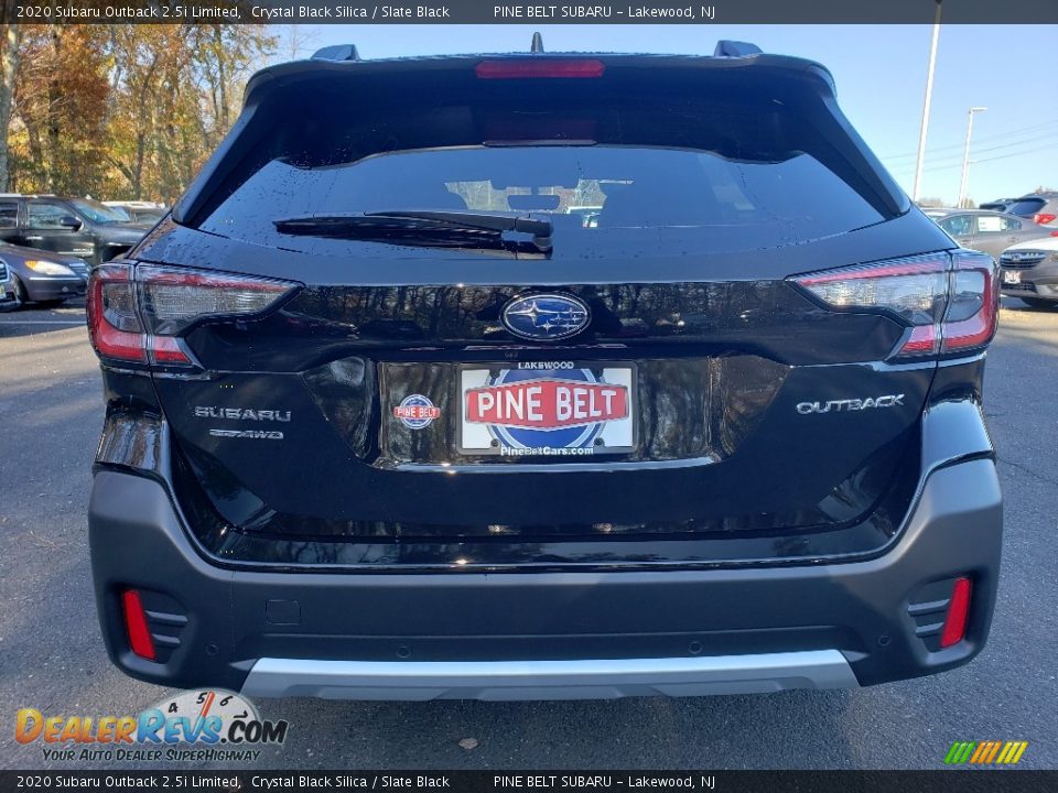 2020 Subaru Outback 2.5i Limited Crystal Black Silica / Slate Black Photo #5