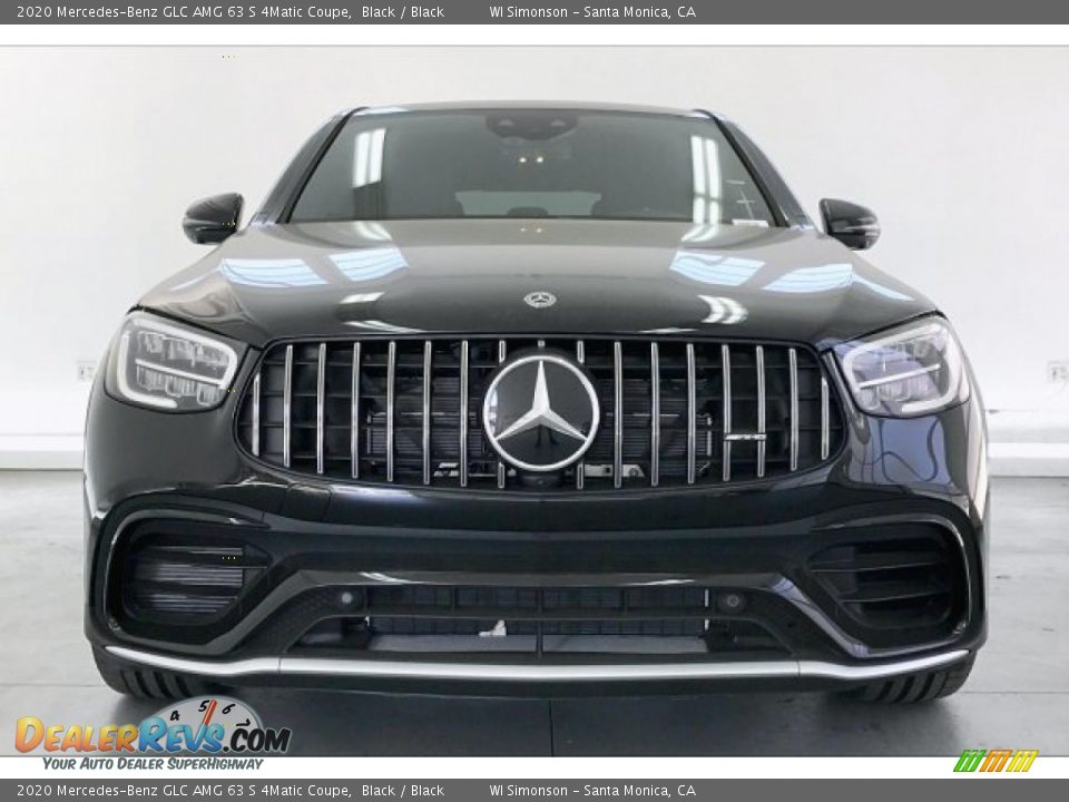 2020 Mercedes-Benz GLC AMG 63 S 4Matic Coupe Black / Black Photo #2