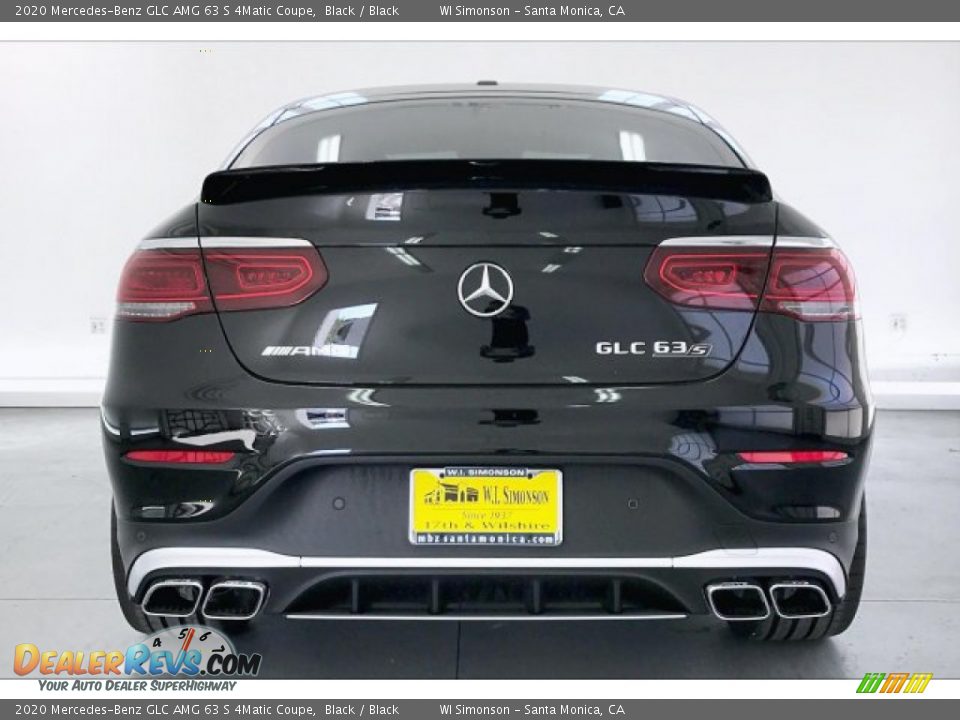 2020 Mercedes-Benz GLC AMG 63 S 4Matic Coupe Black / Black Photo #3