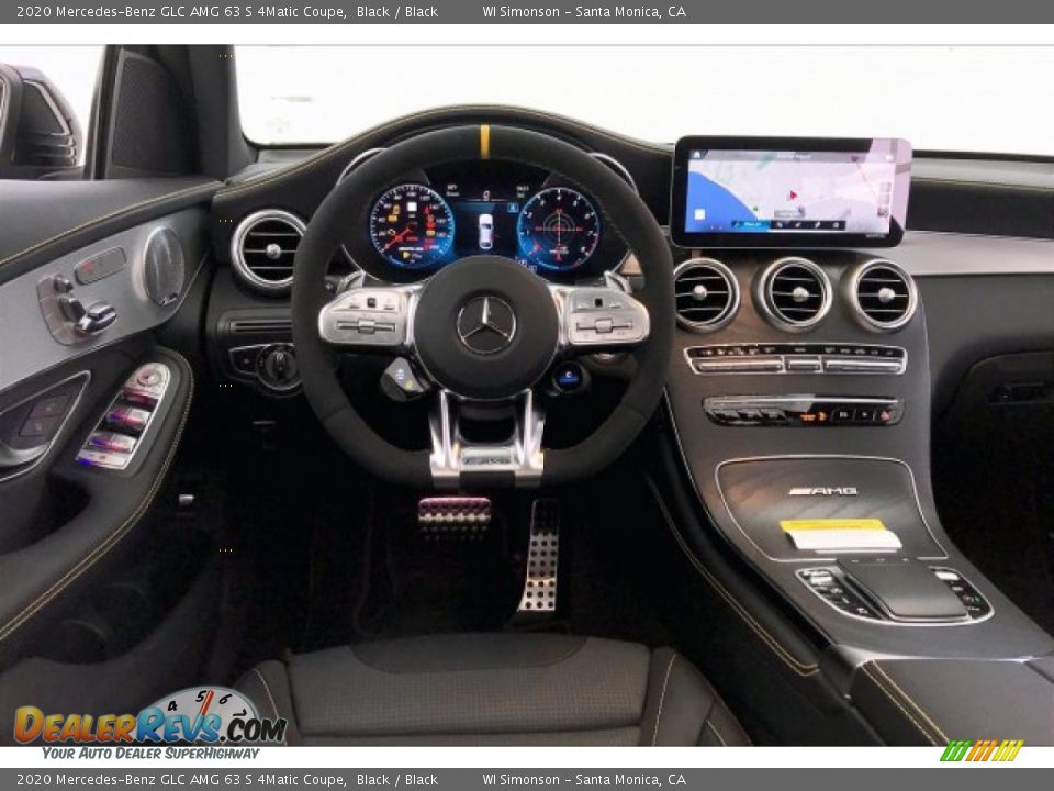 2020 Mercedes-Benz GLC AMG 63 S 4Matic Coupe Black / Black Photo #4