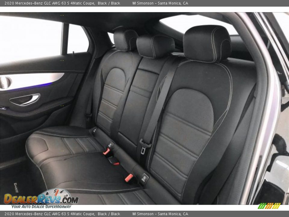 Rear Seat of 2020 Mercedes-Benz GLC AMG 63 S 4Matic Coupe Photo #15