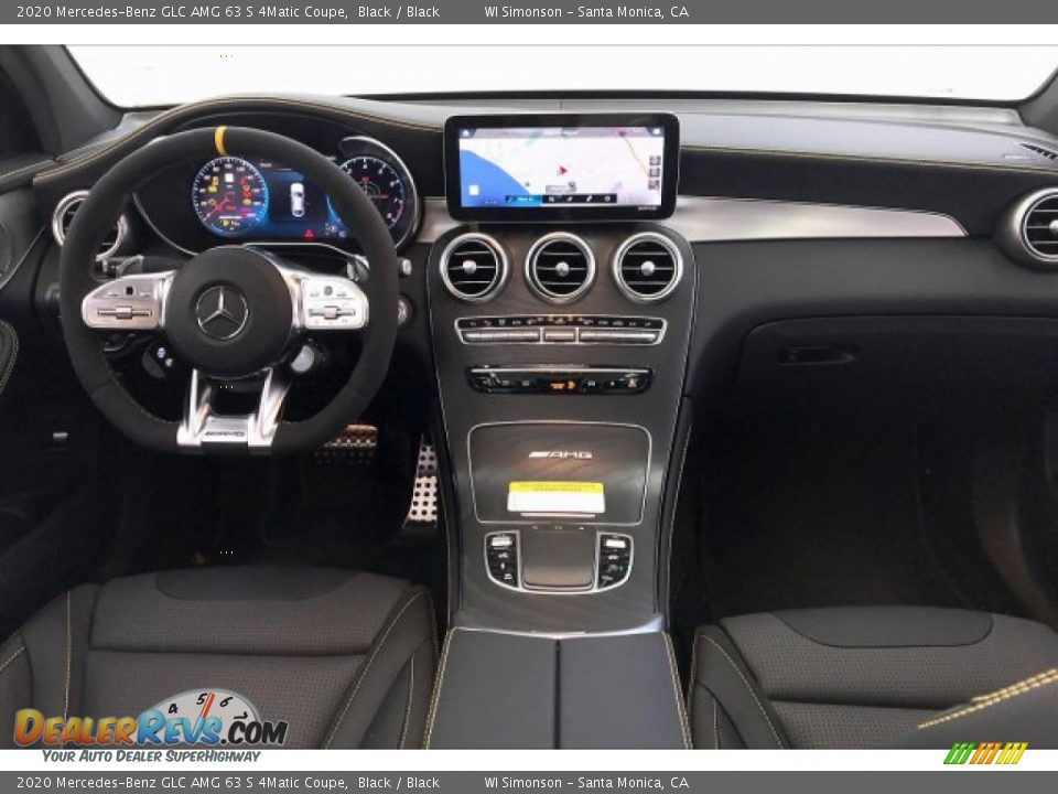 2020 Mercedes-Benz GLC AMG 63 S 4Matic Coupe Black / Black Photo #17
