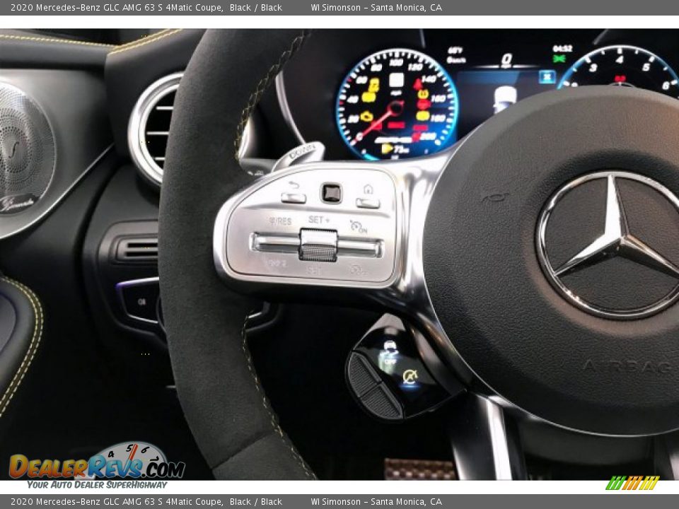 2020 Mercedes-Benz GLC AMG 63 S 4Matic Coupe Black / Black Photo #18
