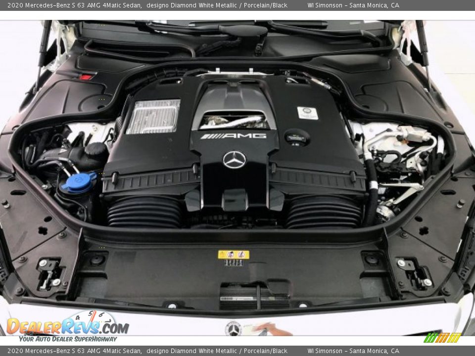 2020 Mercedes-Benz S 63 AMG 4Matic Sedan 4.0 Liter DI biturbo DOHC 32-Valve VVT V8 Engine Photo #9