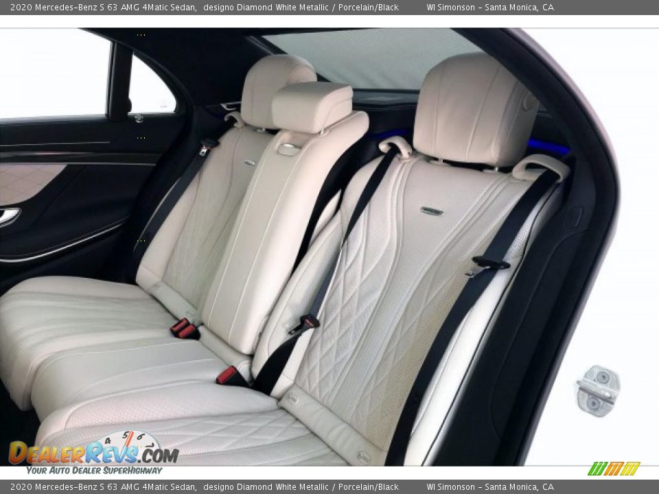 Rear Seat of 2020 Mercedes-Benz S 63 AMG 4Matic Sedan Photo #15