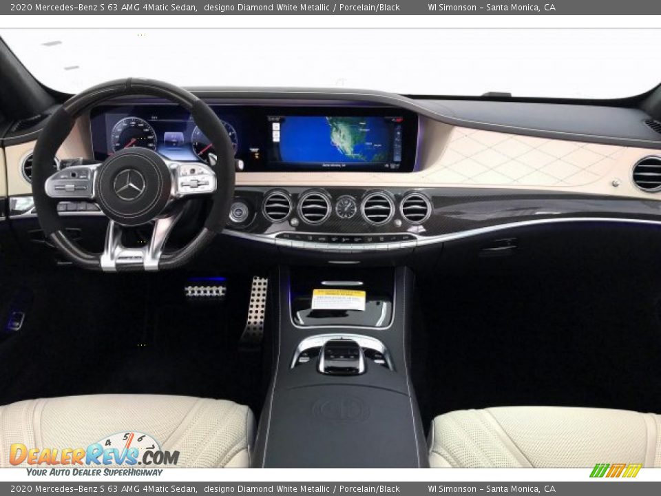 Dashboard of 2020 Mercedes-Benz S 63 AMG 4Matic Sedan Photo #17
