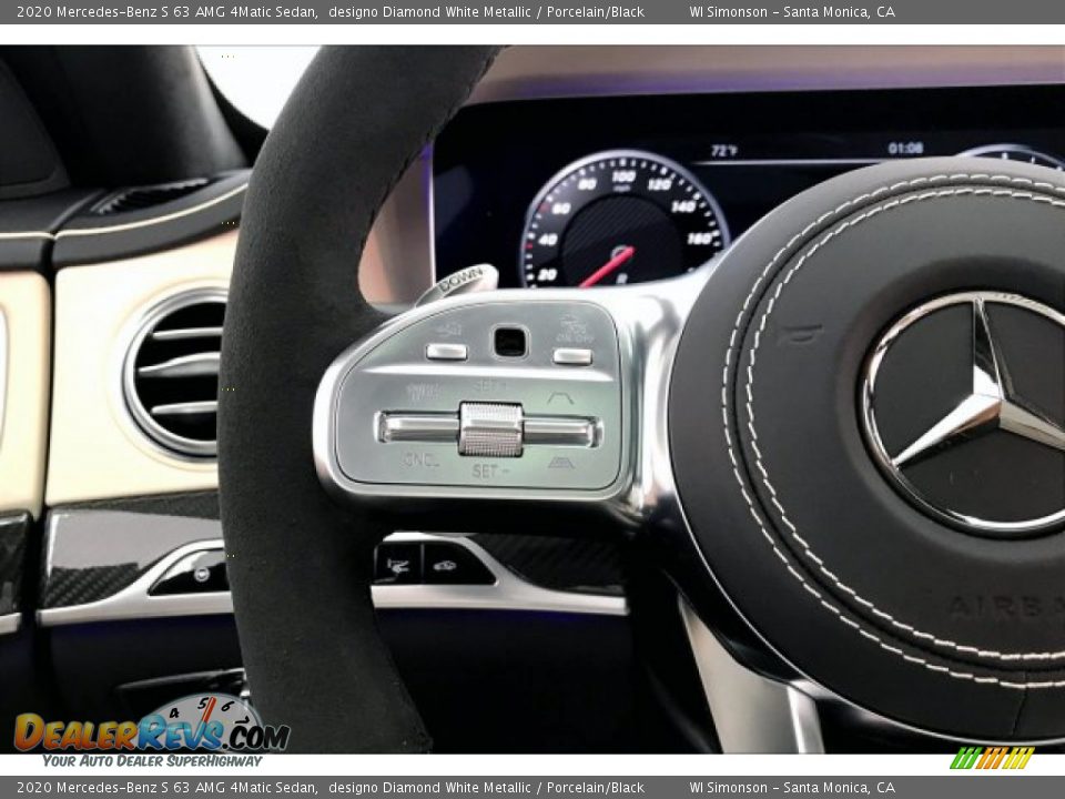 2020 Mercedes-Benz S 63 AMG 4Matic Sedan Steering Wheel Photo #18