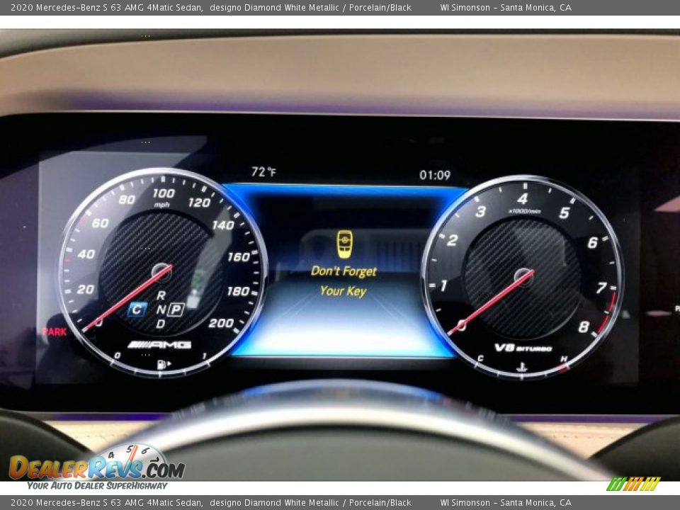 2020 Mercedes-Benz S 63 AMG 4Matic Sedan Gauges Photo #20