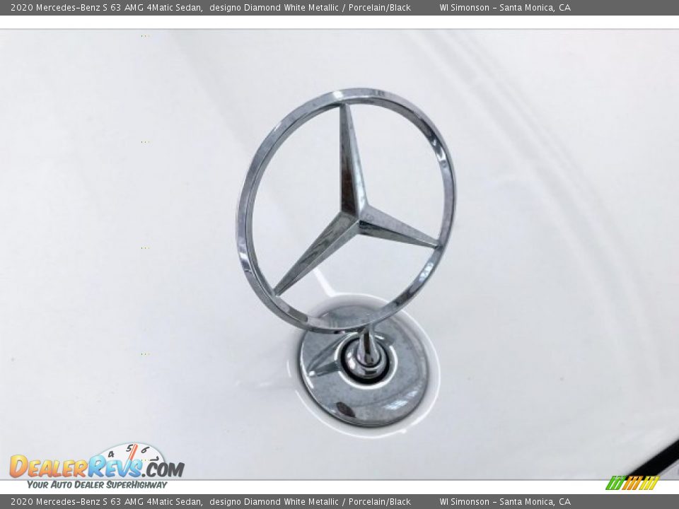 2020 Mercedes-Benz S 63 AMG 4Matic Sedan designo Diamond White Metallic / Porcelain/Black Photo #33