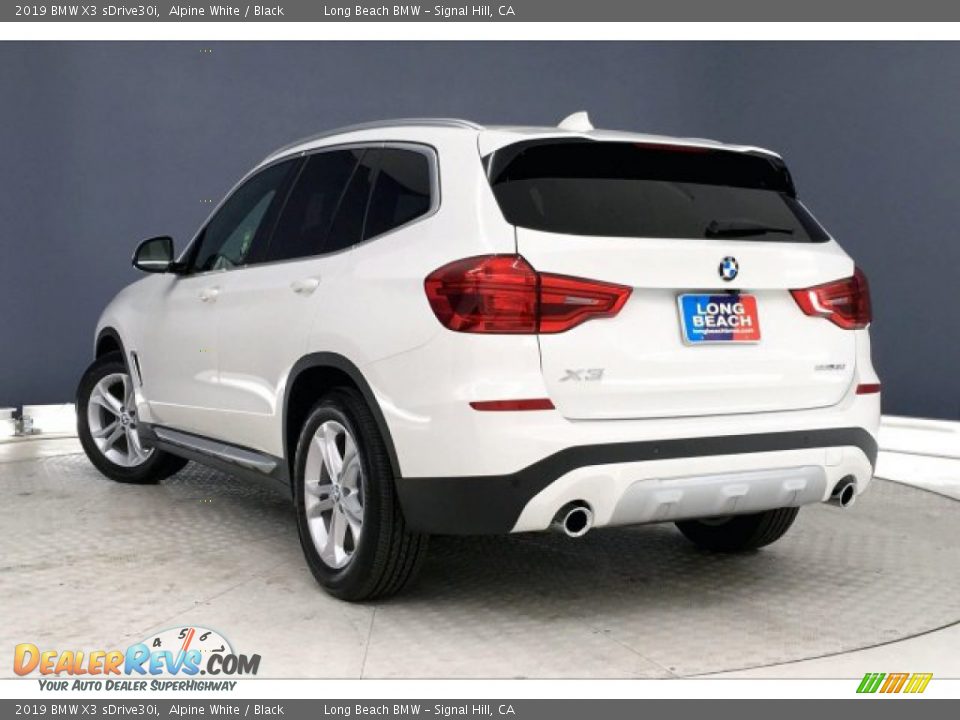 2019 BMW X3 sDrive30i Alpine White / Black Photo #10