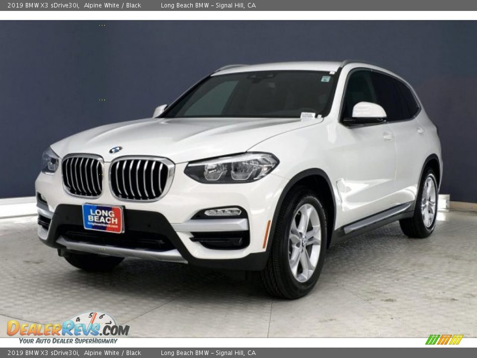 2019 BMW X3 sDrive30i Alpine White / Black Photo #12