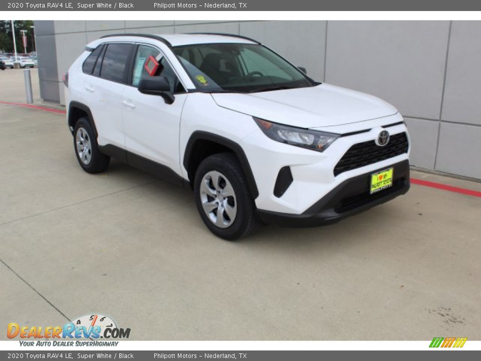 2020 Toyota RAV4 LE Super White / Black Photo #2