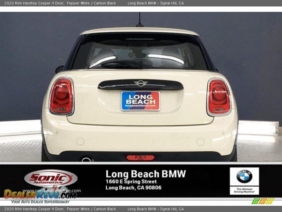 2020 Mini Hardtop Cooper 4 Door Pepper White / Carbon Black Photo #3