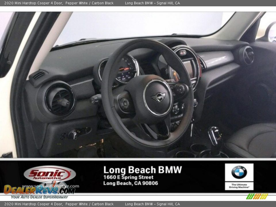 2020 Mini Hardtop Cooper 4 Door Pepper White / Carbon Black Photo #4