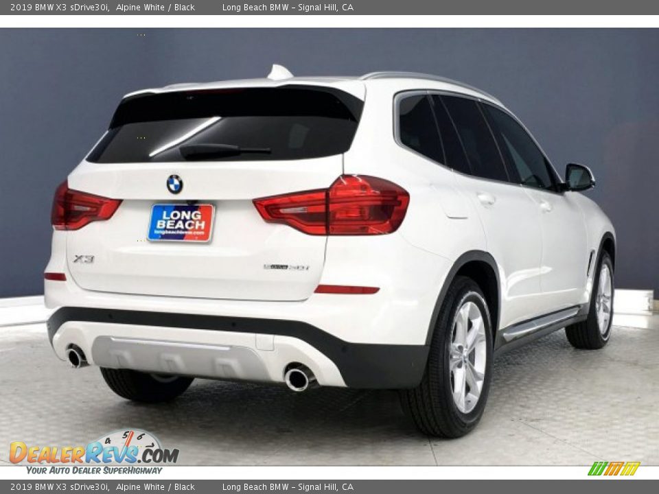 2019 BMW X3 sDrive30i Alpine White / Black Photo #29