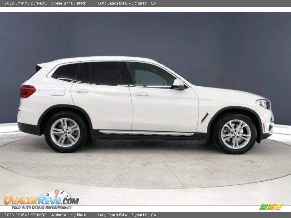 2019 BMW X3 sDrive30i Alpine White / Black Photo #30