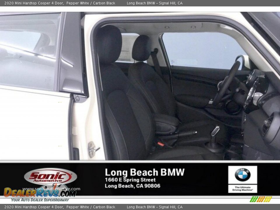 2020 Mini Hardtop Cooper 4 Door Pepper White / Carbon Black Photo #7