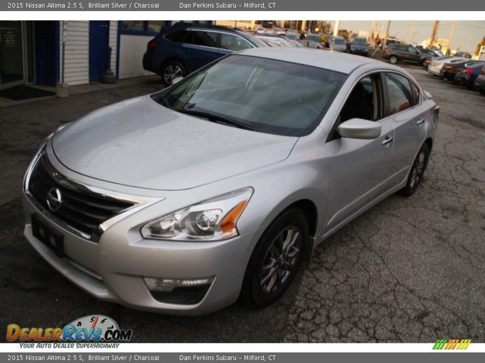 2015 Nissan Altima 2.5 S Brilliant Silver / Charcoal Photo #1