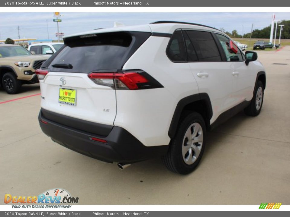 2020 Toyota RAV4 LE Super White / Black Photo #8