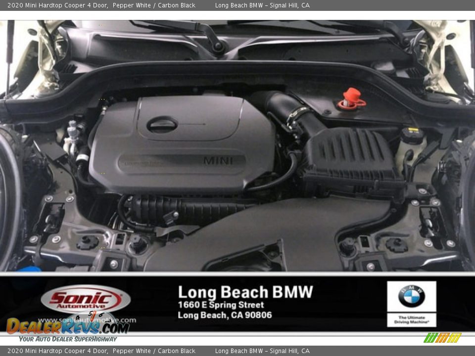 2020 Mini Hardtop Cooper 4 Door Pepper White / Carbon Black Photo #8
