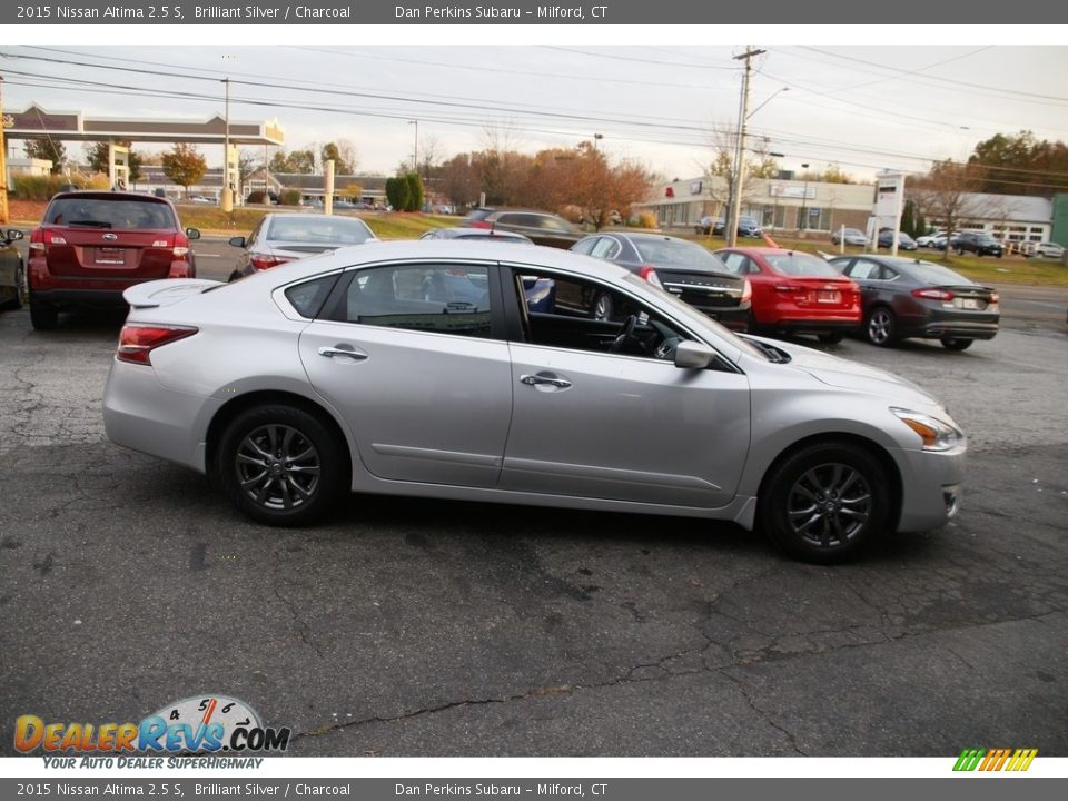 2015 Nissan Altima 2.5 S Brilliant Silver / Charcoal Photo #4