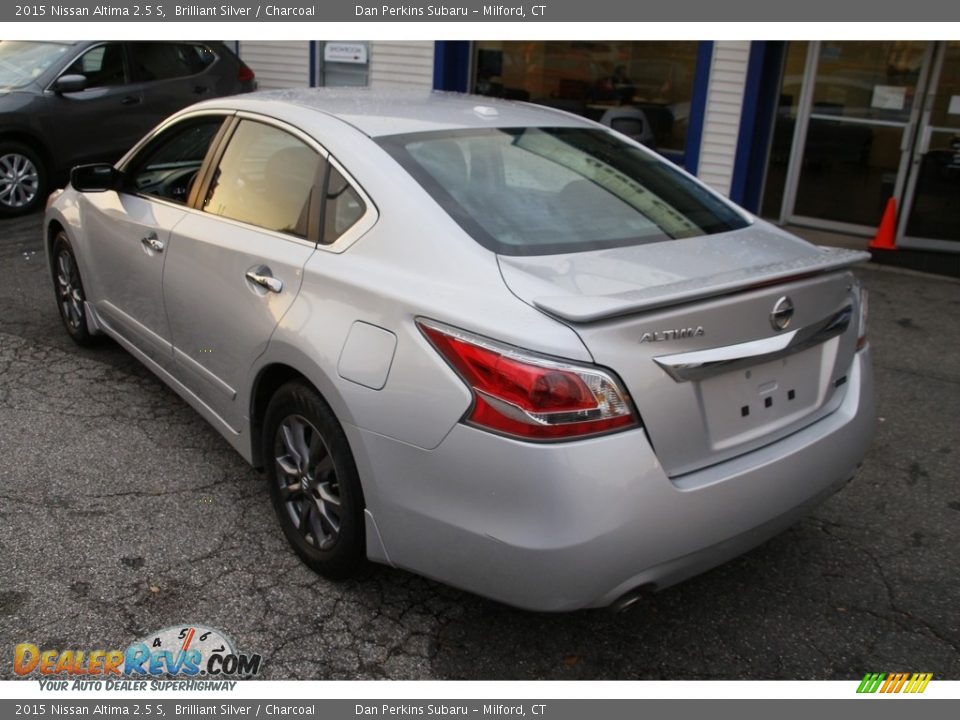 2015 Nissan Altima 2.5 S Brilliant Silver / Charcoal Photo #7