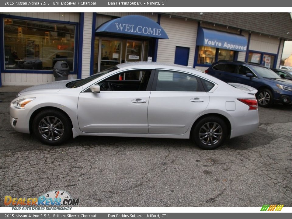 2015 Nissan Altima 2.5 S Brilliant Silver / Charcoal Photo #8