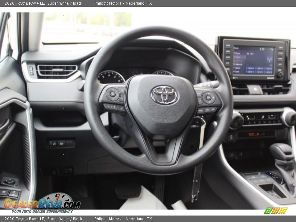 2020 Toyota RAV4 LE Super White / Black Photo #21