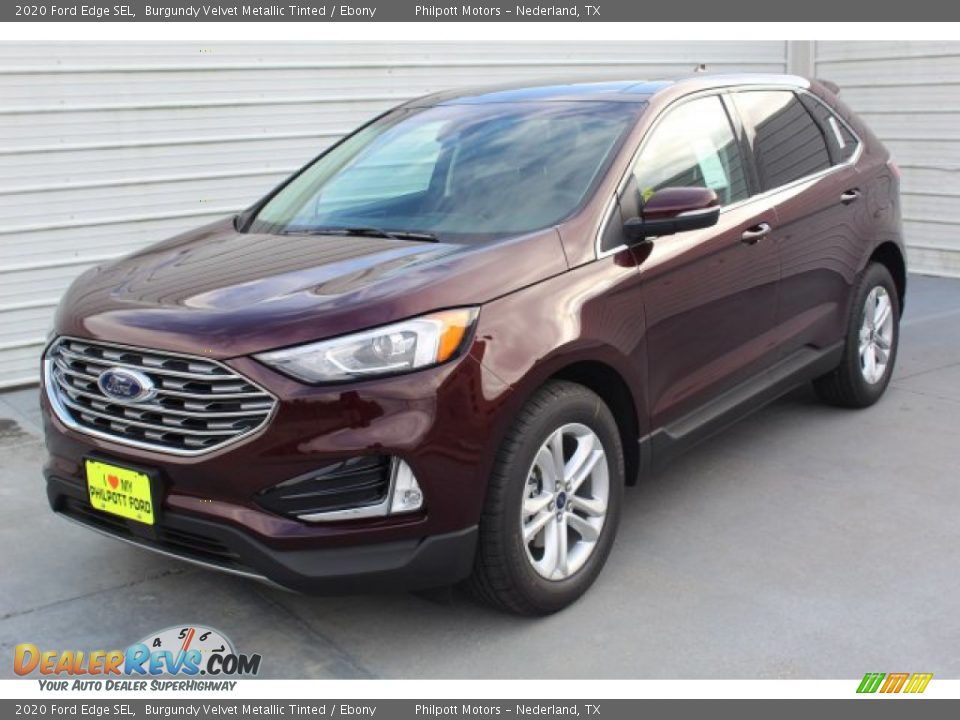 Front 3/4 View of 2020 Ford Edge SEL Photo #4