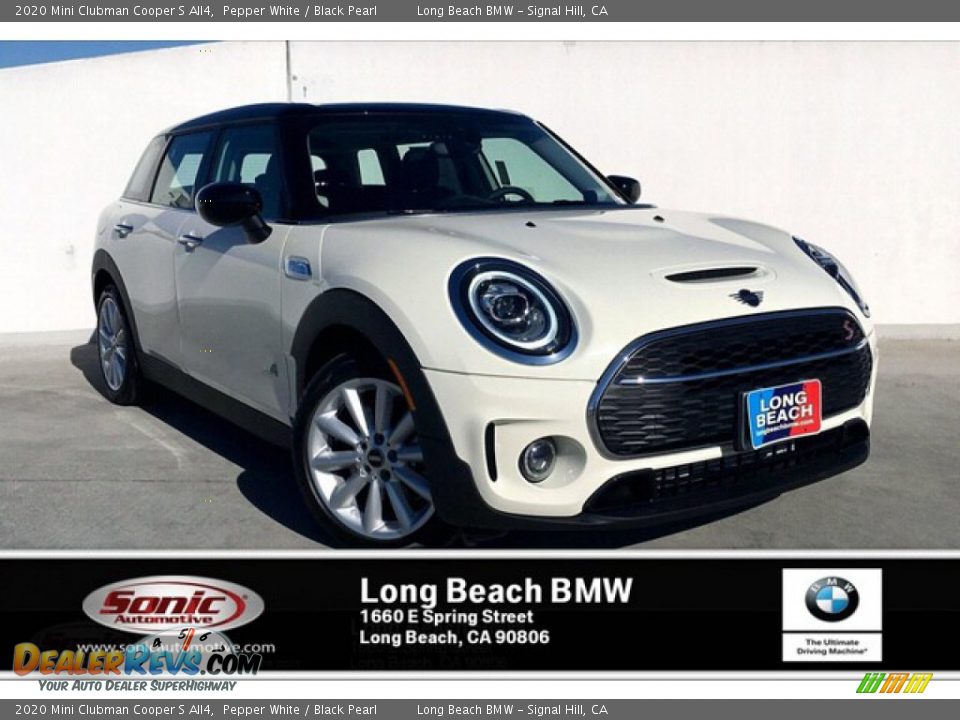 2020 Mini Clubman Cooper S All4 Pepper White / Black Pearl Photo #1