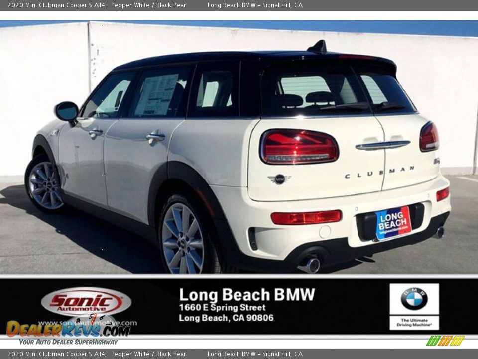 2020 Mini Clubman Cooper S All4 Pepper White / Black Pearl Photo #2