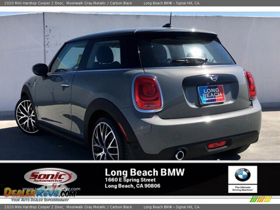 2020 Mini Hardtop Cooper 2 Door Moonwalk Gray Metallic / Carbon Black Photo #2