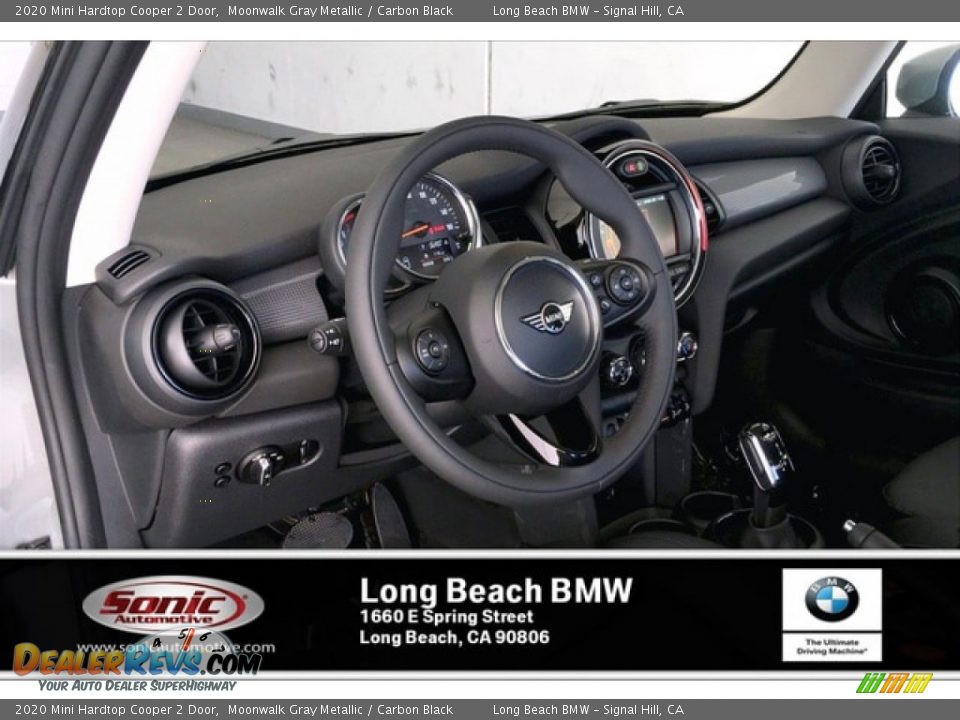2020 Mini Hardtop Cooper 2 Door Moonwalk Gray Metallic / Carbon Black Photo #4