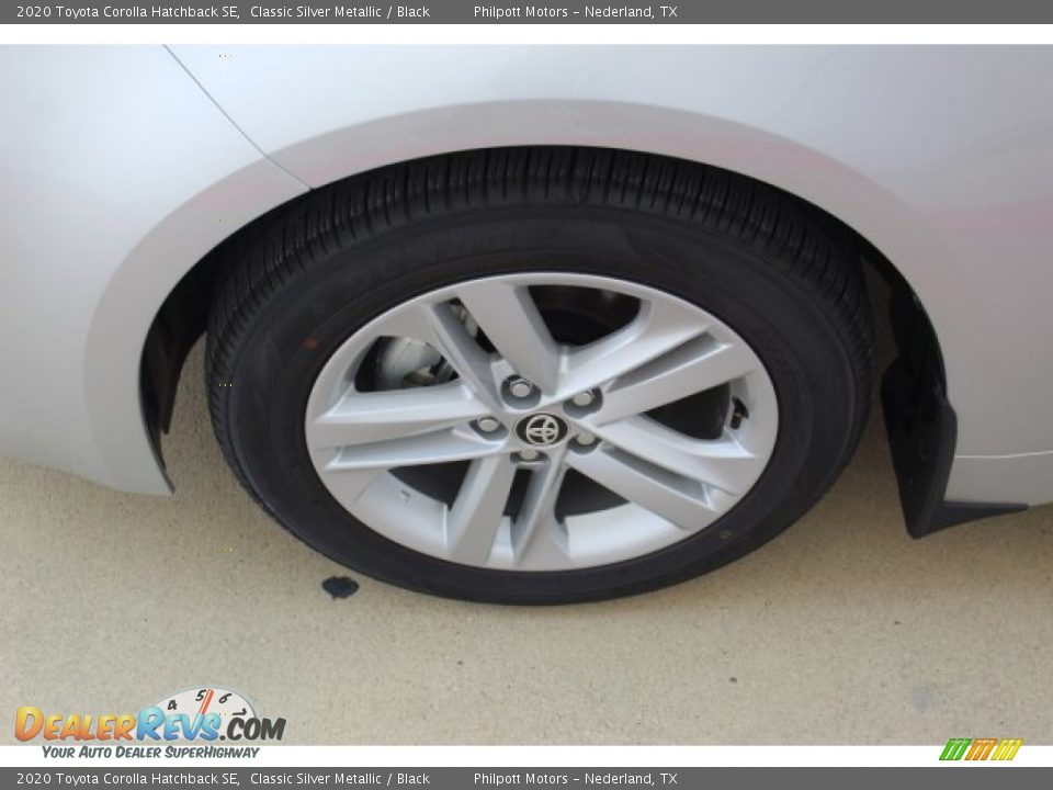 2020 Toyota Corolla Hatchback SE Classic Silver Metallic / Black Photo #5