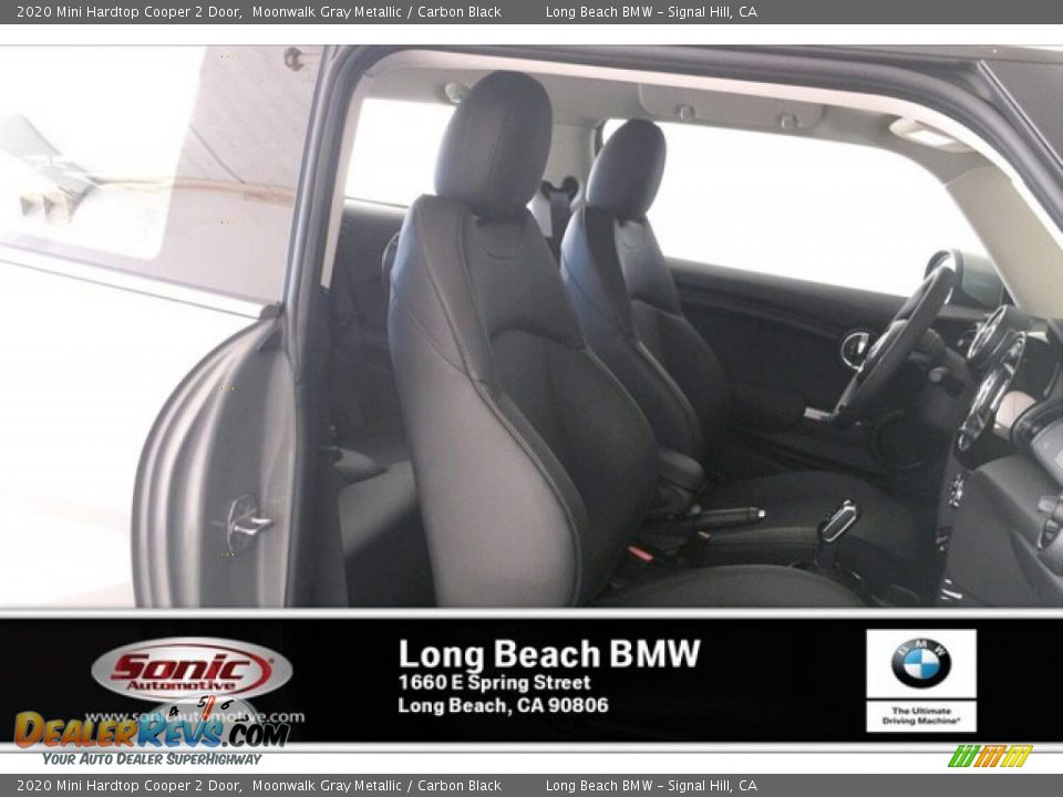 2020 Mini Hardtop Cooper 2 Door Moonwalk Gray Metallic / Carbon Black Photo #7